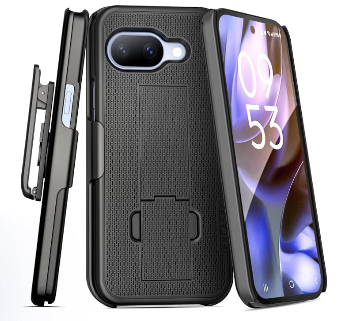 Encased DuraClip for Google Pixel 9a Belt Clip Case with Holster